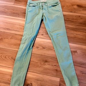 Flying Monkey Teal skinny jeans size 7